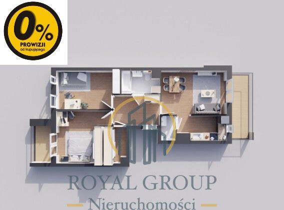 Mieszkanie 3-pokojowe Lublin, ul. Nałęczowska. Zdjęcie 5