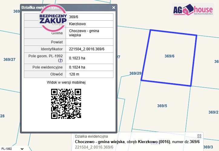 Działka budowlana Kierzkowo. Zdjęcie 5