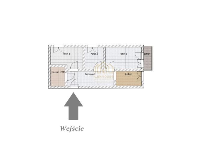 Mieszkanie 3-pokojowe Będzin, Konopnicka. Zdjęcie 7