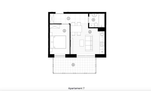 Mieszkanie 2-pokojowe Kraków, ul. Anny Libera. Zdjęcie 13