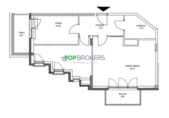 Mieszkanie 3-pokojowe Warszawa Bielany, ul. Renesansowa. Zdjęcie 2
