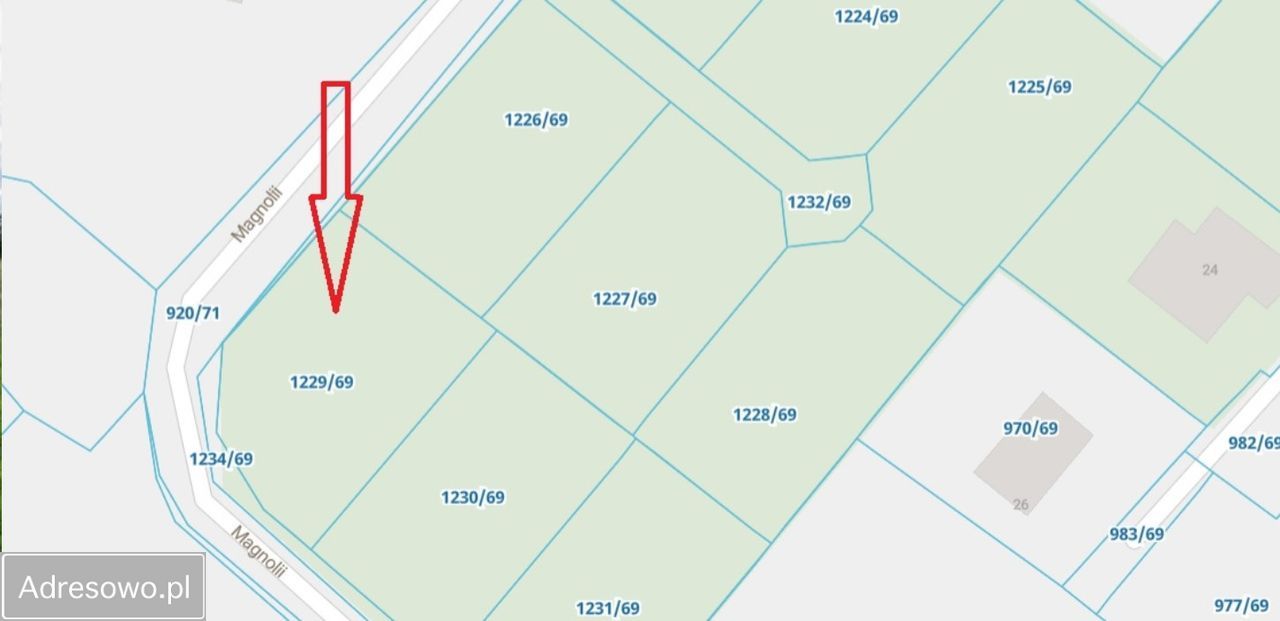 Działka budowlana Mikołów, ul. Magnolii. Zdjęcie 2