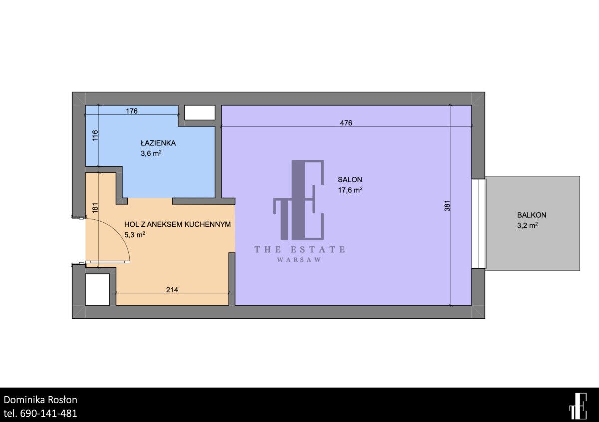 Mieszkanie 1-pokojowe Warszawa Śródmieście, ul. gen. Władysława Andersa. Zdjęcie 7