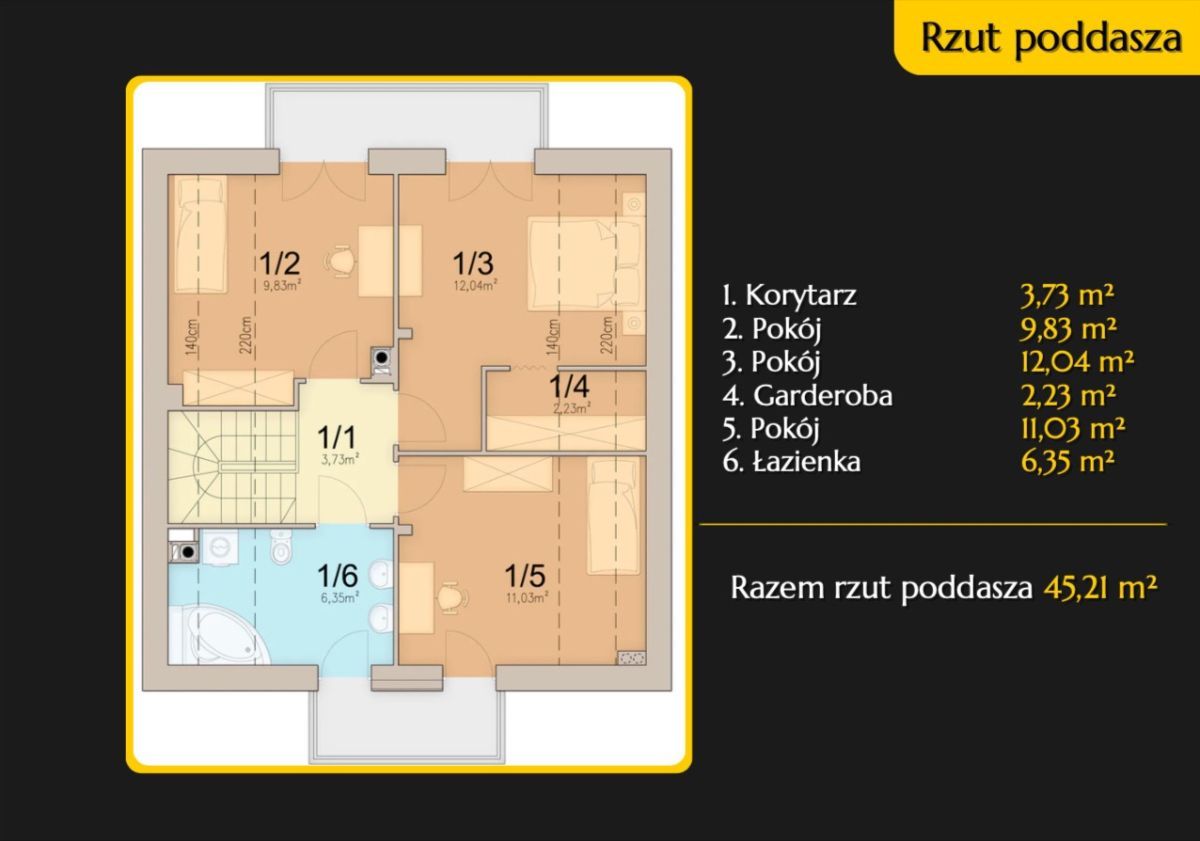 dom wolnostojący, 4 pokoje Bielawa, ul. Jaśminowa. Zdjęcie 10