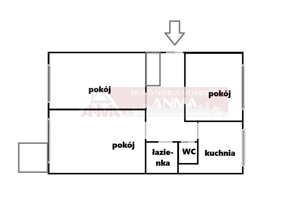 Mieszkanie 3-pokojowe Lublin Czechów, ul. Braci Wieniawskich. Zdjęcie 11