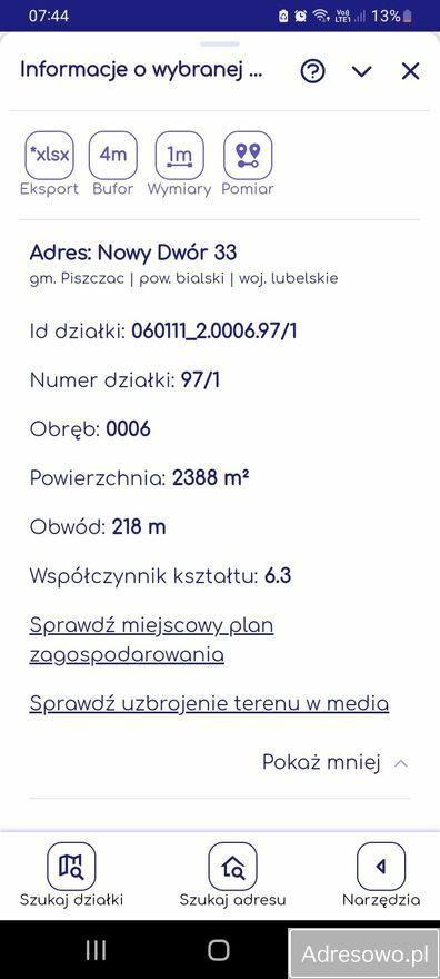 Działka siedliskowa Nowy Dwór. Zdjęcie 6