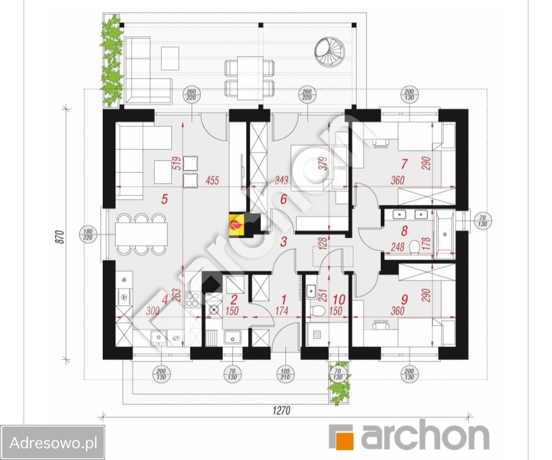 dom wolnostojący, 4 pokoje Różyca. Zdjęcie 6