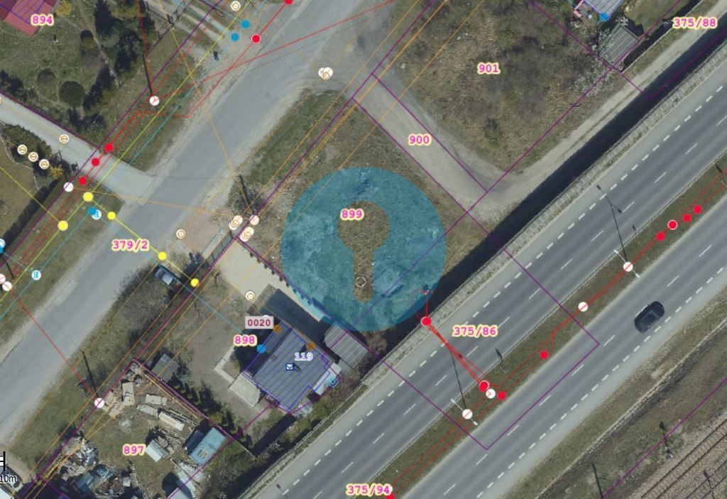 Działka inwestycyjna Kielce Białogon, al. Górników Staszicowskich. Zdjęcie 2