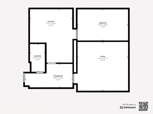 Mieszkanie 3-pokojowe Łódź Stare Polesie, ul. kpt. Stefana Pogonowskiego. Zdjęcie 10