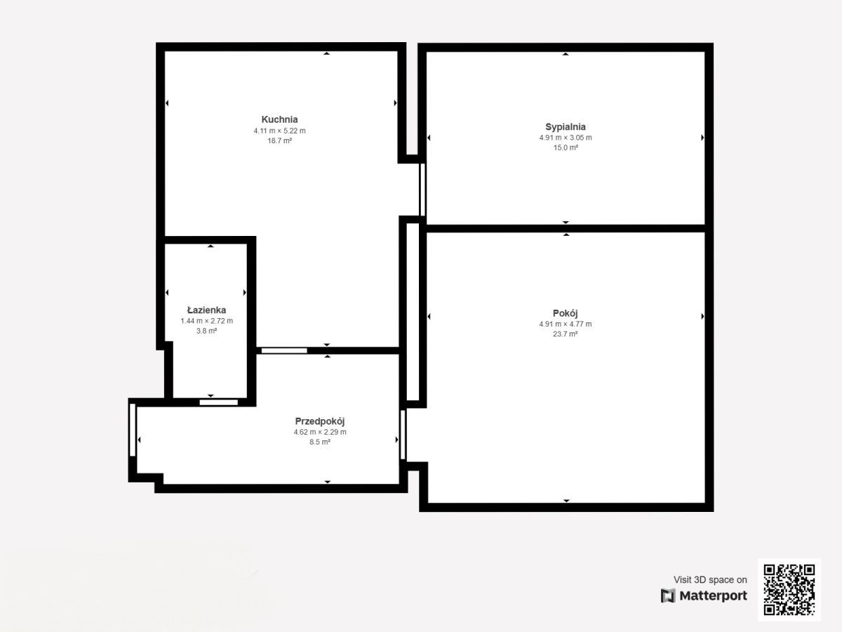 Mieszkanie 3-pokojowe Łódź Stare Polesie, ul. kpt. Stefana Pogonowskiego. Zdjęcie 10