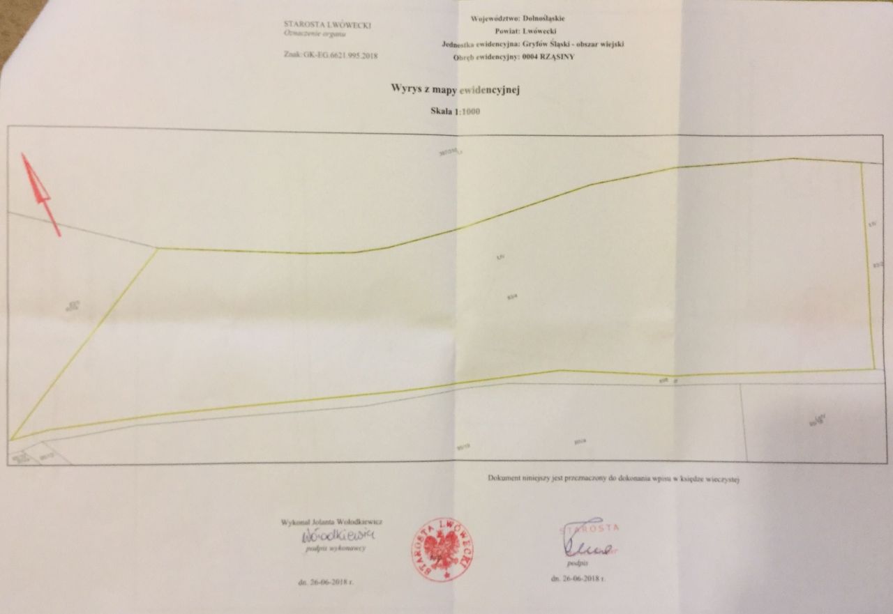 Działka rolna Rząsiny. Zdjęcie 4