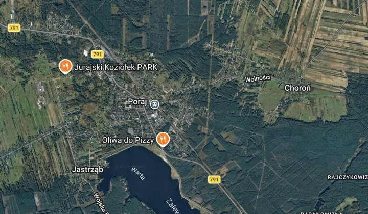 Działka budowlana Poraj, ul. Chorońska