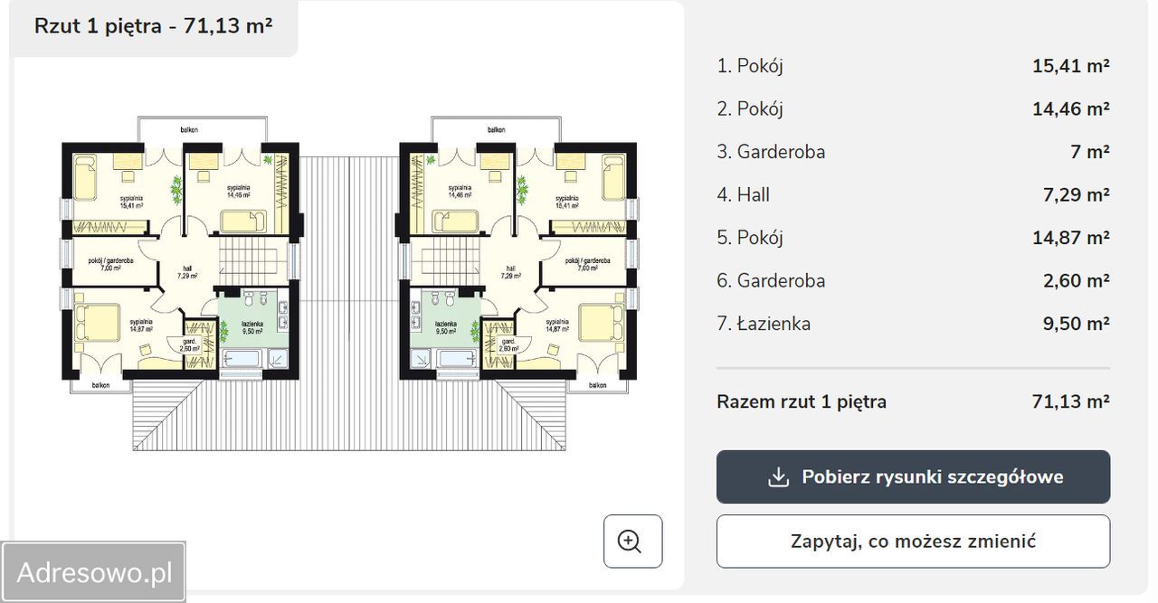 bliźniak, 5 pokoi Rajszew, ul. Różana. Zdjęcie 17