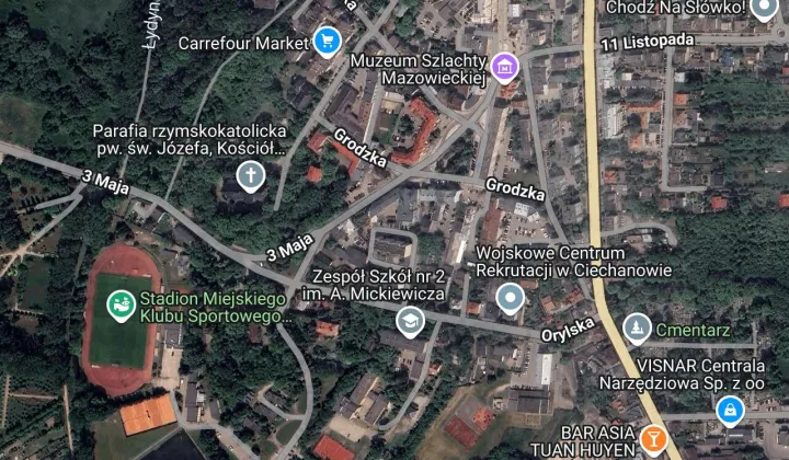 Mieszkanie 2-pokojowe Ciechanów Centrum, ul. Orylska