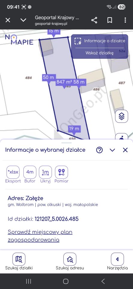 Działka budowlana Załęże. Zdjęcie 2