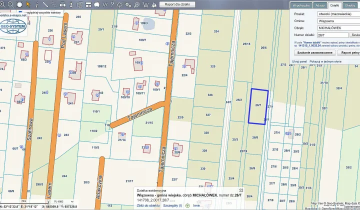 Działka budowlana Michałówek, Nowoczesna