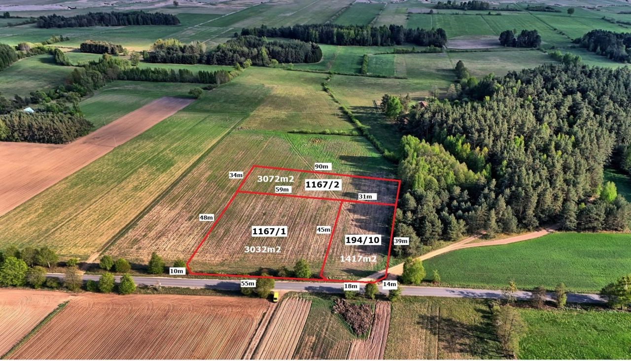 Działka rolno-budowlana Sztabin, ul. Kościuszki. Zdjęcie 1