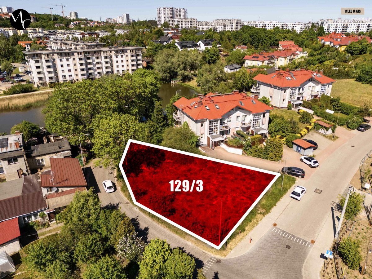 Działka budowlana Gdańsk Morena, ul. św. Huberta. Zdjęcie 5