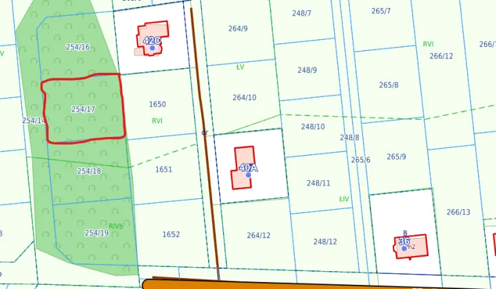 Działka budowlana Dębe Wielkie, ul. Nadrzeczna