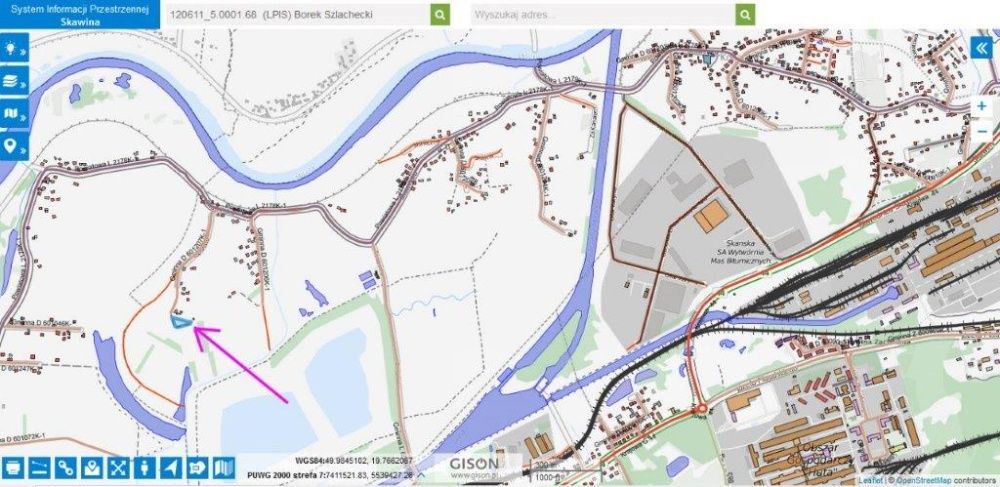 Działka budowlana Kopanka Przeryta, ul. Topolowa. Zdjęcie 2