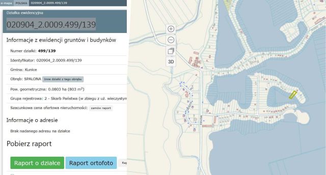 Działka rekreacyjna Spalona. Zdjęcie 1