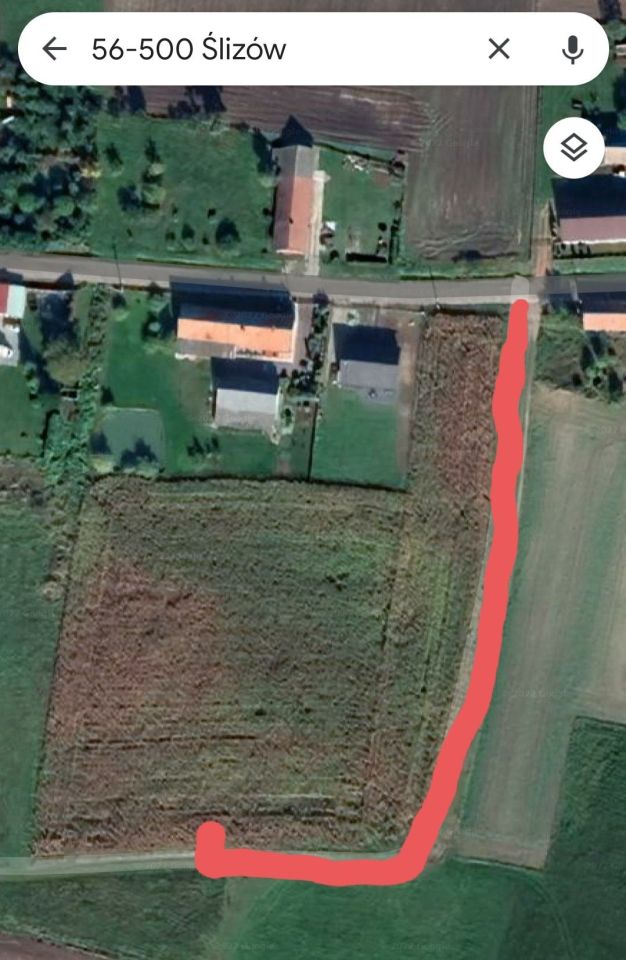 Działka budowlana Ślizów. Zdjęcie 2