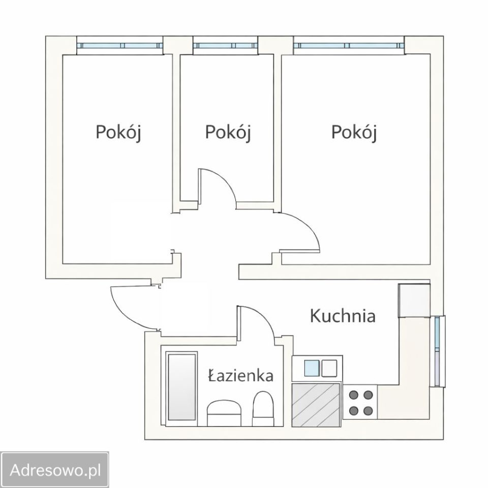 Mieszkanie 3-pokojowe Łaziska Górne, ul. Ogrodowa. Zdjęcie 6