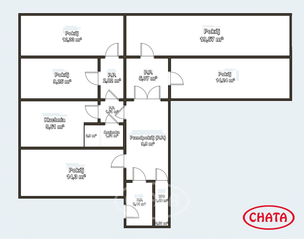 Mieszkanie 5-pokojowe Wrocław Śródmieście, ul. Władysława Łokietka. Zdjęcie 9