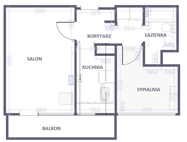 Mieszkanie 2-pokojowe Lublin, ul. Montażowa. Zdjęcie 12