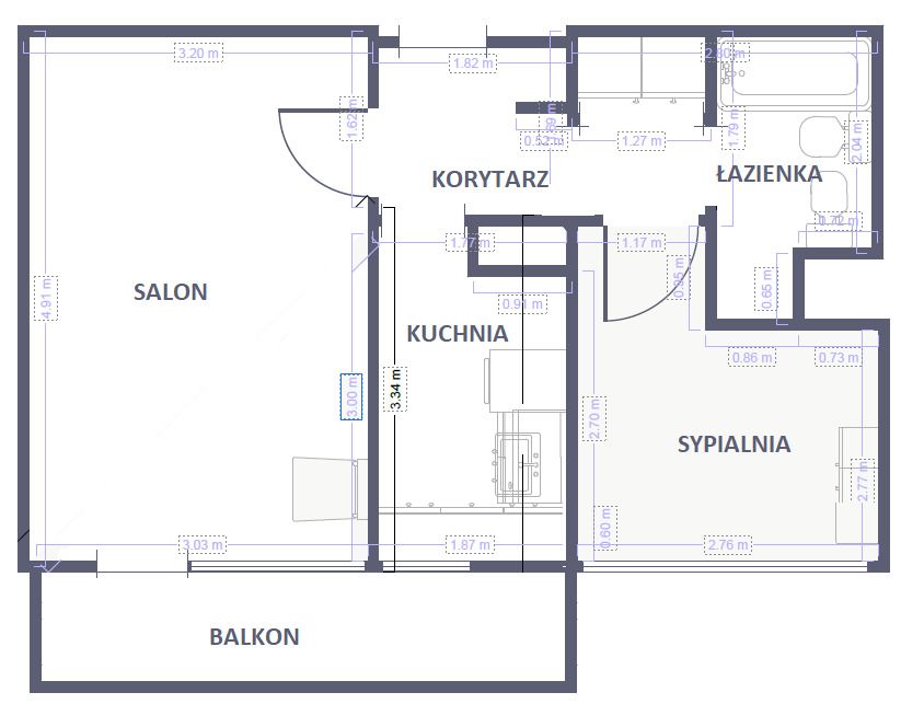 Mieszkanie 2-pokojowe Lublin, ul. Montażowa. Zdjęcie 12