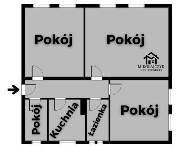 Mieszkanie 4-pokojowe Bartoszyce, ul. Orzeszkowej. Zdjęcie 9