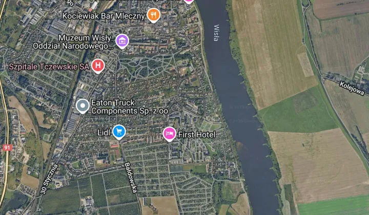 Mieszkanie 1-pokojowe Tczew, ul. Polna