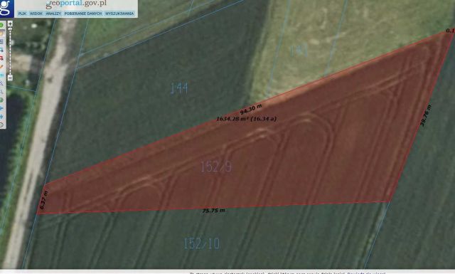 Działka budowlana Zwódne. Zdjęcie 1