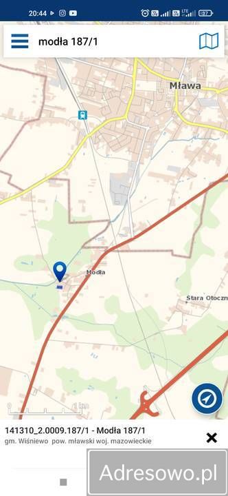 Działka budowlana Modła. Zdjęcie 2