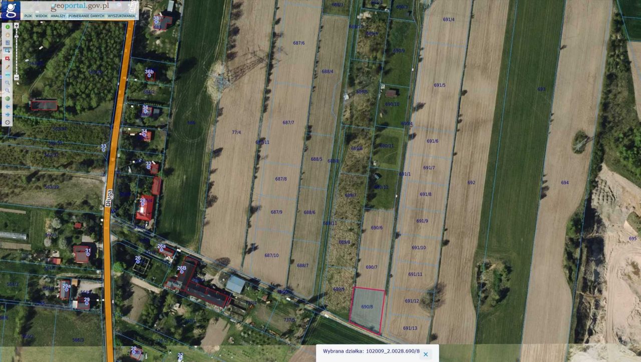 Działka budowlana Rosanów. Zdjęcie 2