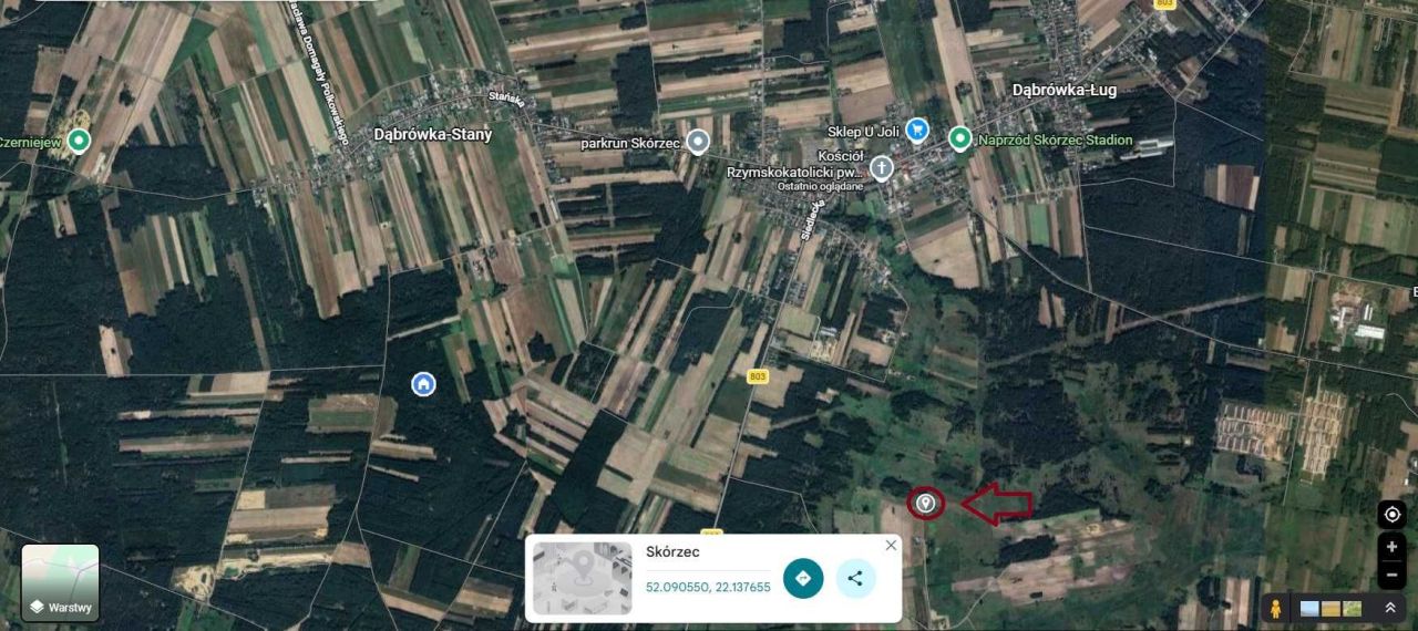 Działka rolna Skórzec. Zdjęcie 1