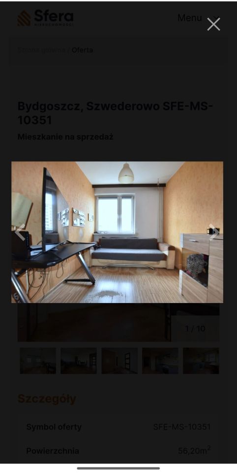Mieszkanie 3-pokojowe Bydgoszcz Szwederowo, ul. Brzozowa. Zdjęcie 7