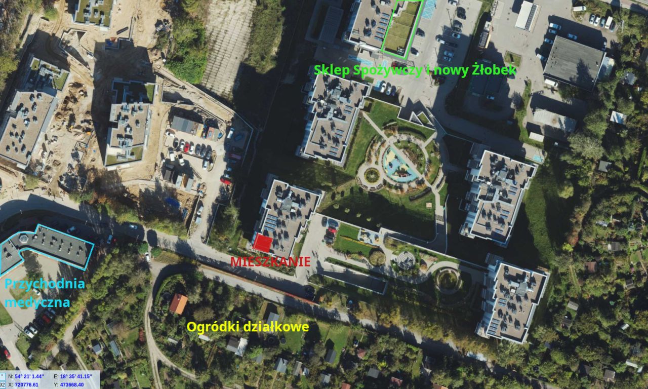 Mieszkanie 3-pokojowe Gdańsk Siedlce, ul. Stanisława Lema. Zdjęcie 20