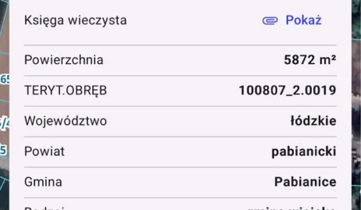Działka rolno-budowlana Porszewice