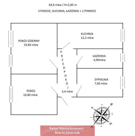 Mieszkanie 3-pokojowe Wrocław, ul. Krucza. Zdjęcie 9