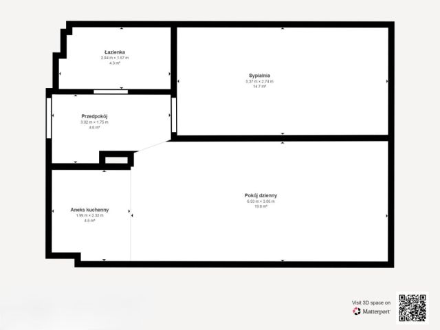 Mieszkanie 2-pokojowe Łódź Bałuty, ul. Polna. Zdjęcie 10