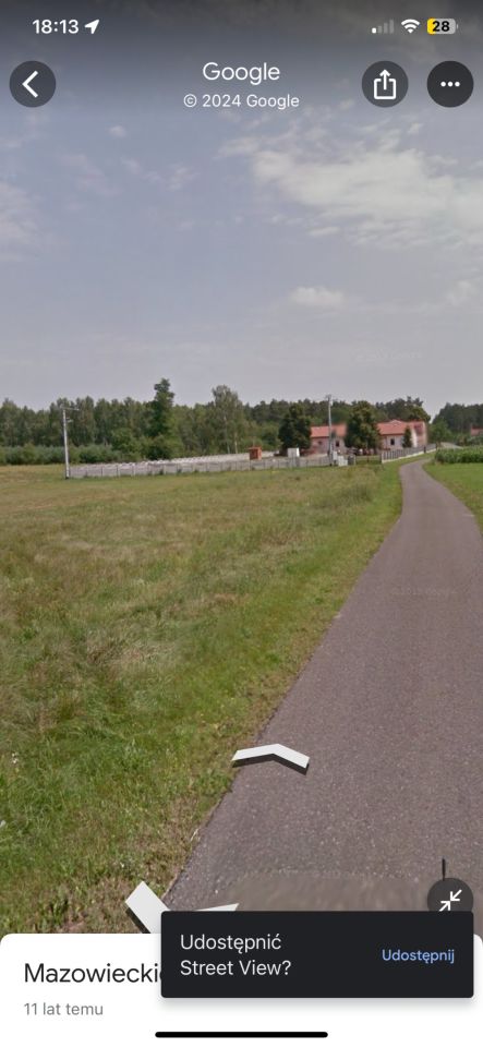 Działka budowlana Stefanów Suserski. Zdjęcie 1