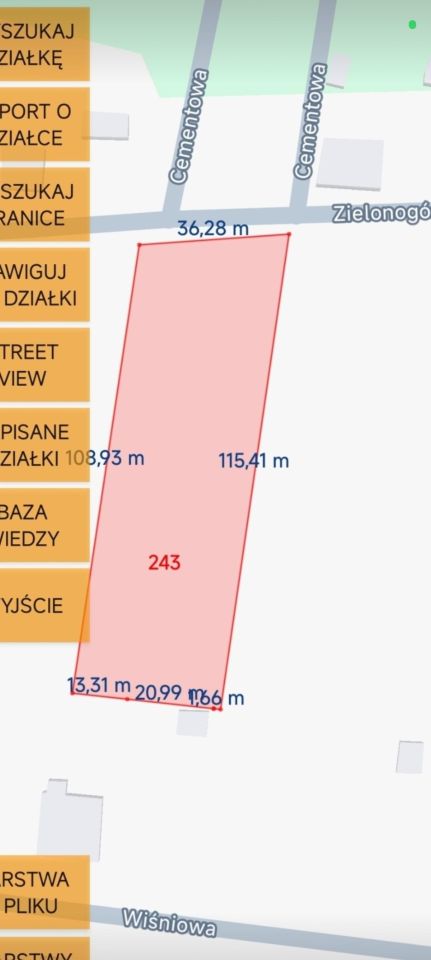 Działka budowlana Zduńska Wola, ul. Zielonogórska. Zdjęcie 1