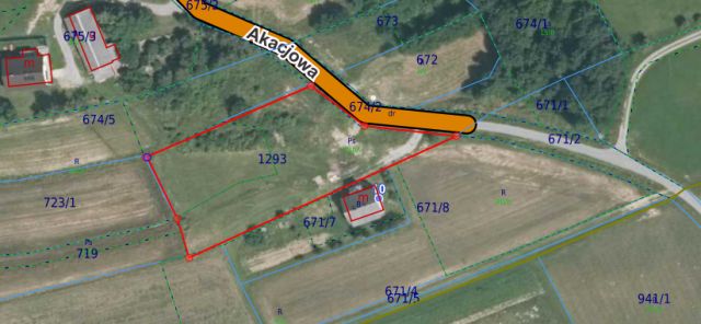 Działka budowlana Bobowa, ul. Akacjowa. Zdjęcie 1