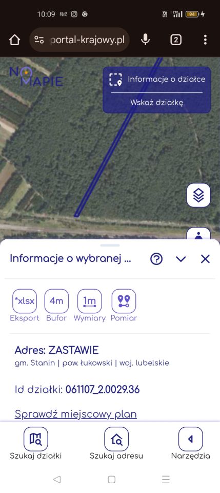 Działka leśna Zastawie. Zdjęcie 3