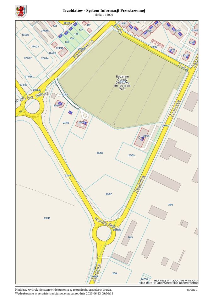 Działka budowlana Trzebiatów, ul. Zagórska. Zdjęcie 2