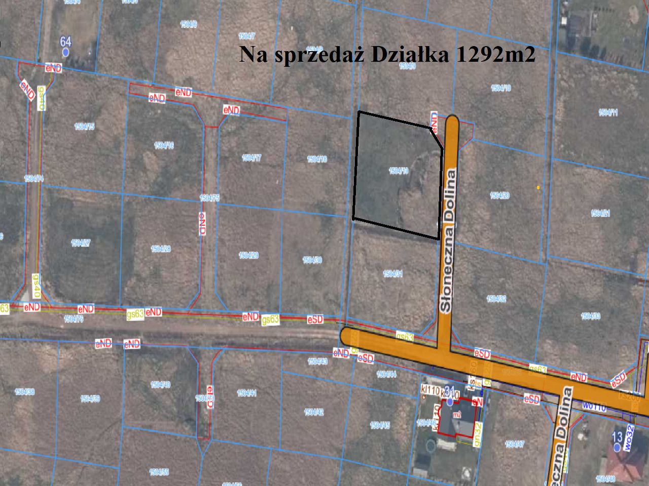 Działka rolno-budowlana Dobra, ul. Słoneczna Dolina