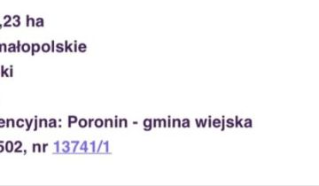 Działka leśna Nowe Bystre