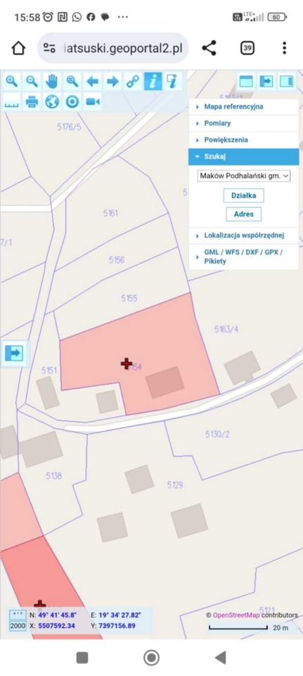 Działka rolno-budowlana Zawoja. Zdjęcie 4