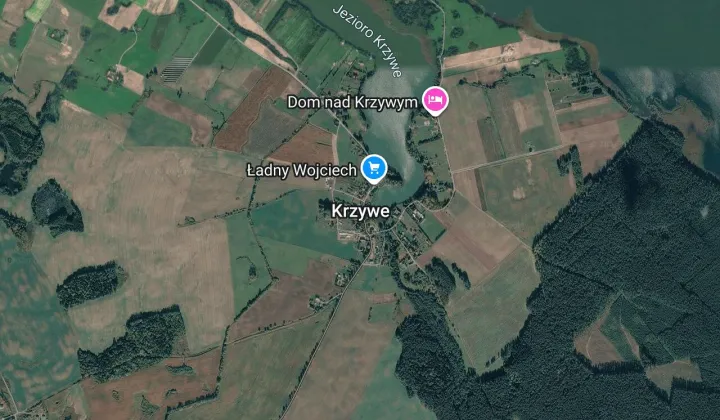 Działka rekreacyjna Krzywe